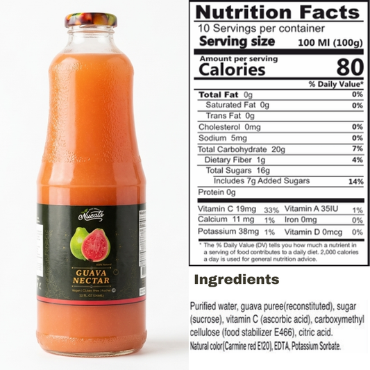 Fruit Nectar – Mango, Guava & Mango Carrot (32 fl oz)