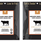 Organic Beef Jerky, 100% Grass-Fed, Original, 2.25 Ounce, 4 packs